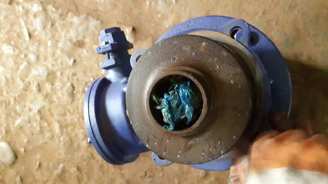 管道泵叶轮堵塞